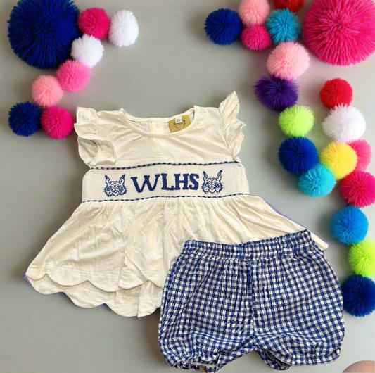 WLHS Girls Smock Set