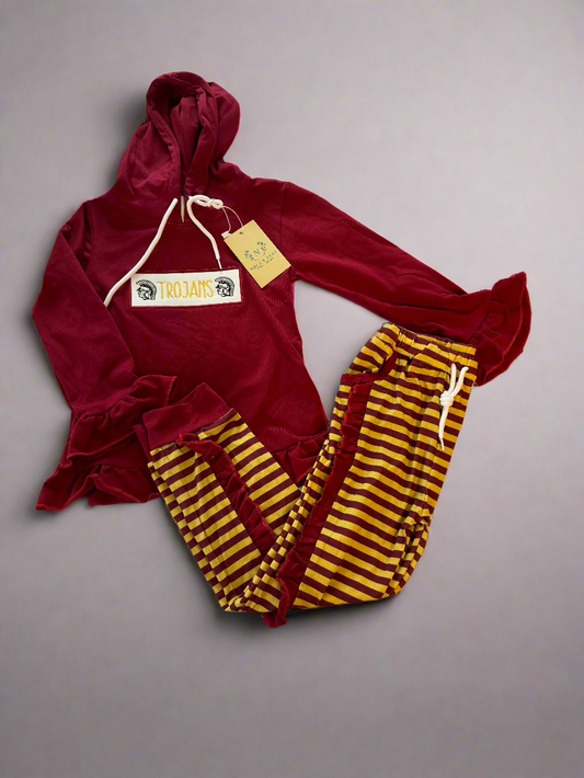 Trojans Girl Jogger Set