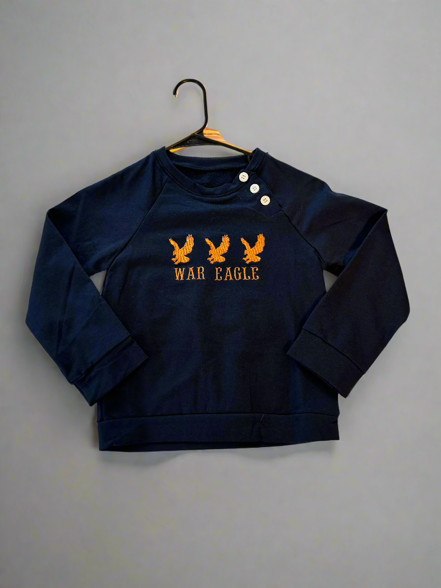 War Eagle Boy Pullover - Size 8