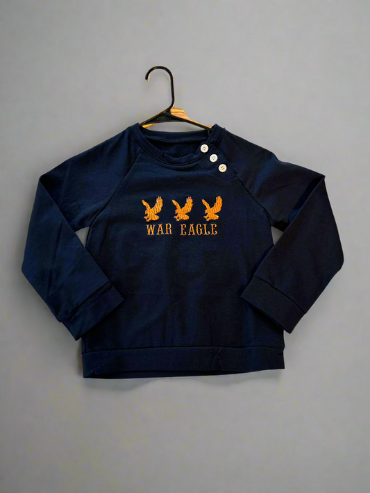 War Eagle Boy Pullover - Size 8